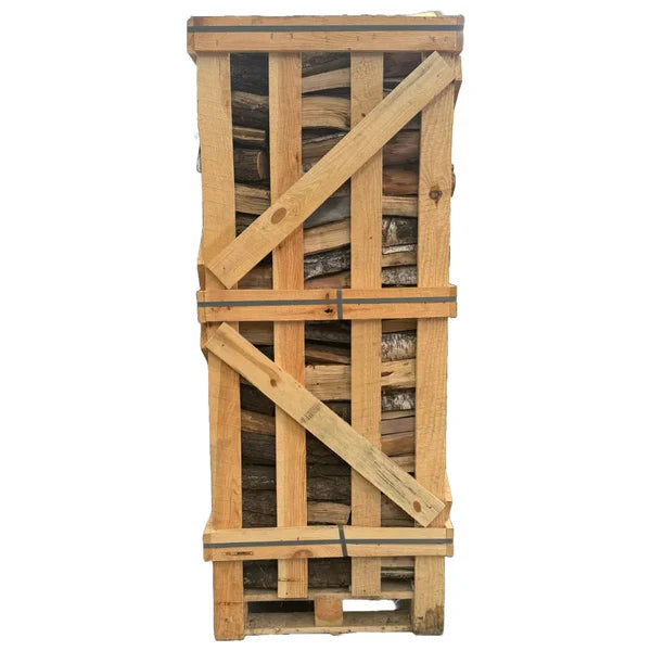 Grote Pallet Eiken/Berken Haardhout Mix – Perfecte Combinatie voor Optimale Warmte