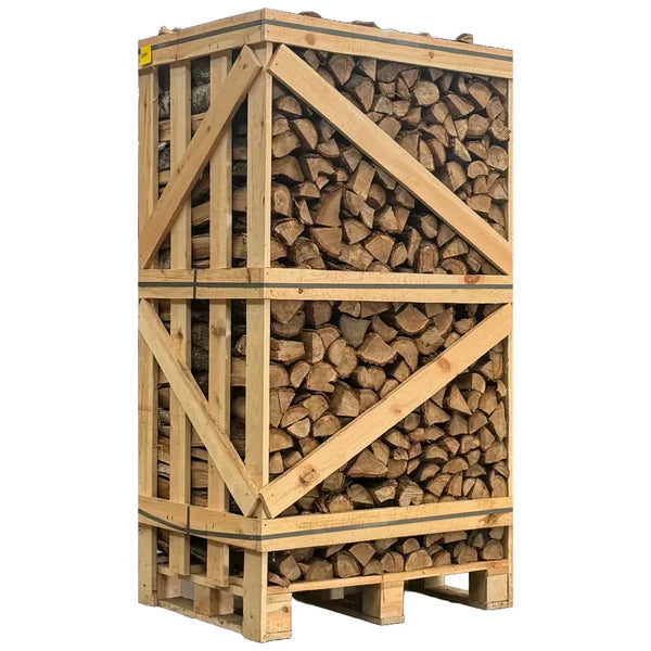 Grote Pallet Eiken/Berken Haardhout Mix – Perfecte Combinatie voor Optimale Warmte