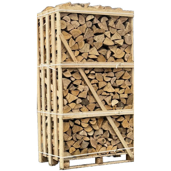 Grote Pallet Essen/Berken Haardhout Mix – De Perfecte Combinatie voor Langdurige Warmte