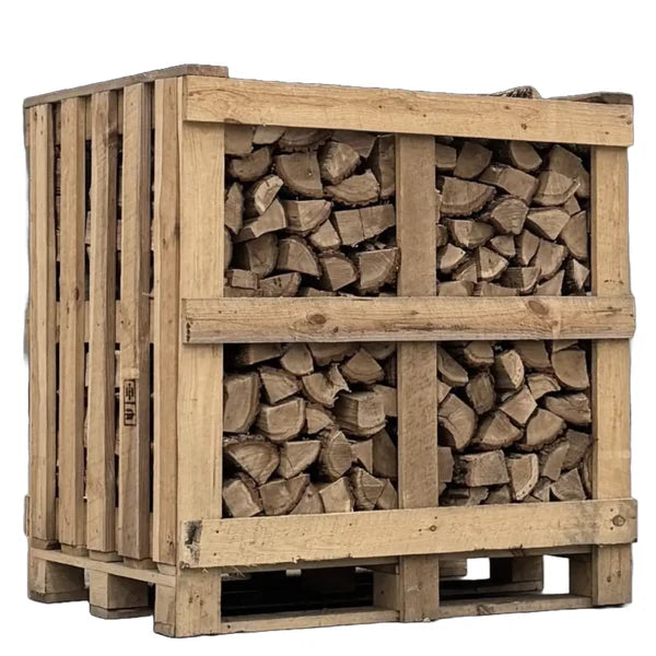 Kleine Pallet Eiken Haardhout – Direct Stookklaar voor Maximale Warmte