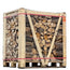 Kleine Pallet Elzen Haardhout – Snelle Warmte & Sfeervol Vuur