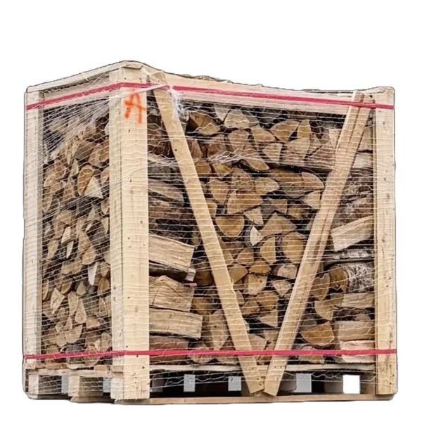 Kleine Pallet Berken Haardhout – Ideaal voor Sfeervolle Warmte